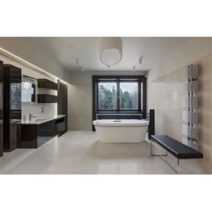 porcelanato (a) retificado/polido barcelona 84x84 delta bloc - 2247A