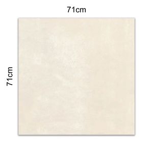 piso (a) retificado/acetinado alvorada 71x71 durag bege - 2523A