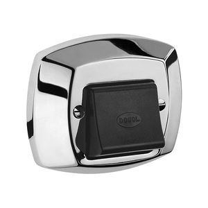 Acabamento Valvula Descarga Classica Docol Cromado/Preto - 01500057