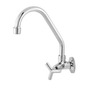 Torneira Para Cozinha Parede Bica Movel Alta C39 Levanzo Q/F 1/4 De Volta Imperatriz Cromado  - 4664