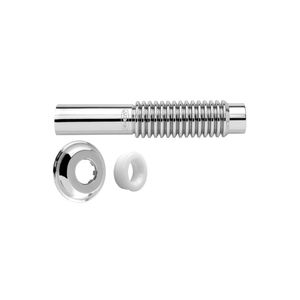 Tubo De Ligacao Ajustavel 290404 Blukit Cromado - 290404