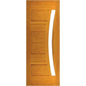 porta de madeira angelin meia lua 80x210cm esquadrias galon - EG555