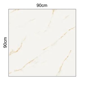 porcelanato (a) retificado/polido calacata real 90x90 portinari - 6058828A