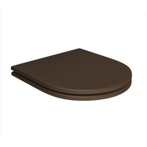 Assento Sanitario Poliester Lk/Lev/Carrara Deca Marrom C/Slow Clo - Ap23722