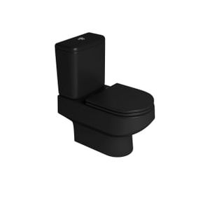 Bacia Para Caixa Acoplada Carrara 3X6L Deca Ebano Fosco - P60694