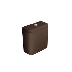 caixa acoplada dual flux carrara/nuova deca marrom - CD11F22