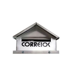 Caixa de Cartas Pequena Casinha Aluminio