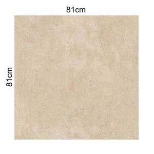 porcelanato (a) retificado/acetinado studio 81x81 gaudi beige - 84691