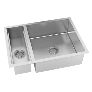 Cuba inox quadratino 70x50x20 revers c/ canal