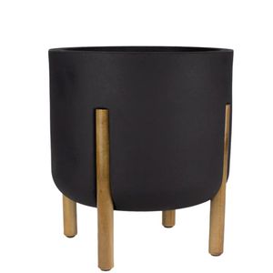 Vaso cilindrico decore chumbo