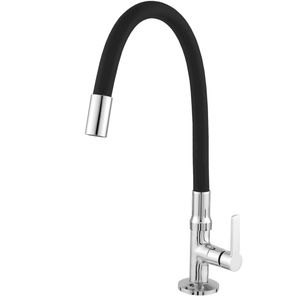torneira para cozinha mesa bica movel c55 2189 fl colo 1/4 de volta imperatriz black - 21177