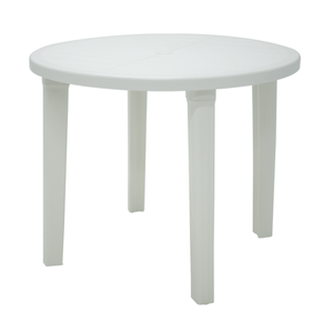 mesa redonda cassino tramontina branco - 92301/010