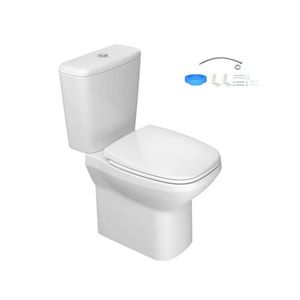 kit bacia c/cx acoplada flex deca branco 6pcs - KP38017