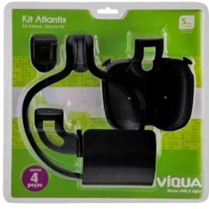 kit de acessorios atlantis 4pcs viqua preto - 1520105