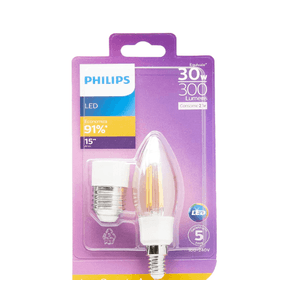 lampada filamento led vela 2.7w philips - 929002000696
