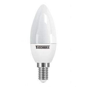 lampada vela led tvl 25 3w taschibra leitoso 6500k - 11080133