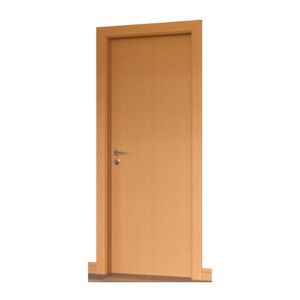 kit porta de madeira curupixa lisa 80x210x11 dalcomad c/caixilho - 05010738