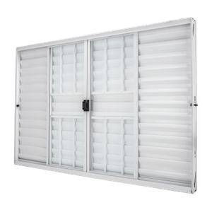 janela veneziana smart 6f 120x100 crv portas branco c/gd - 994344