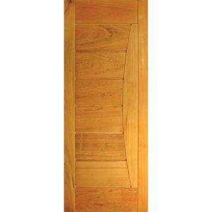 porta de madeira ang sing curva 90x210cm esquadrias galon - EG585