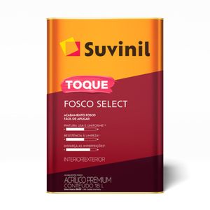 Tinta acrilica toque fosco select 18l branco neve
