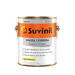 massa corrida 5.7kg suvinil - 50687518