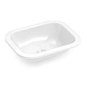 Cuba Sobrepor/Embutir Retangular 39X31Cm Incepa Branco - 1101350017100