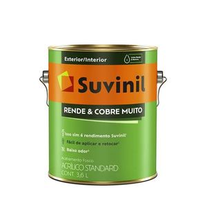 tinta acrilico fosco ren cobre muito 3.6l suvinil branco - 50308370