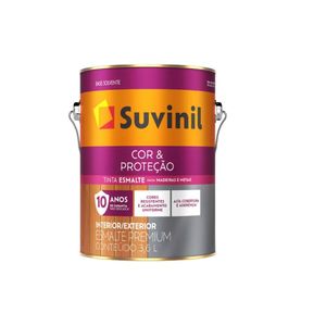 tinta esmalte acetinado cor e protecao 3.6l suvinil branco - 53384712