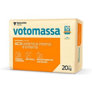 argamassa ac-2 externo 20kg votorantim cinza n2
