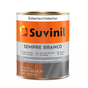 tinta esmalte fosco sempre branco 900ml suvinil - 50579231