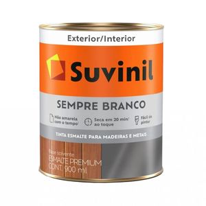 tinta esmalte acetinado sempre branco 900ml suvinil - 50579134