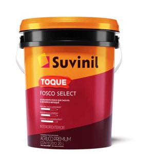 Tinta acrilica toque fosco select 20l branco neve