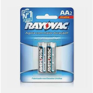 pilha alcalina rayovac peq joli c/2 - 18