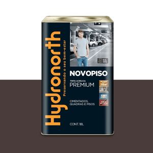tinta piso novopiso 18l hydronorth marrom barroco - 00093300