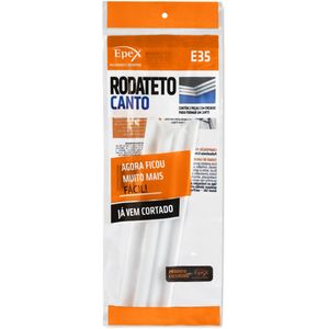 canto sanca isopor f50 24cm corzim 2 pecas - FBD0F50
