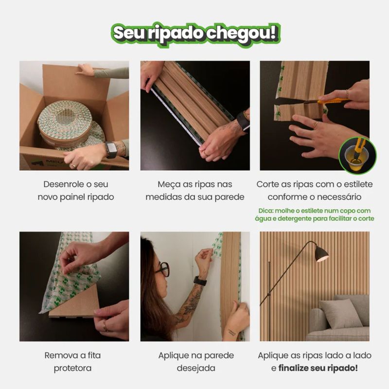 Painel-Ripado-Laminado-Autocolante-EVA-Nogueira-Natural-Linha-Madeto-Nichele-materias-de-contrucao--5-