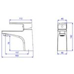 Misturador_Para_Lavatorio_De_Mesa_Monocomando_Bica_Baixa_Level_Deca_Red_Gold__2875Gl26Rd_8729111