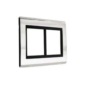 placa 6modulos cep refinatto 4x4 weg preto/prata - 13978640