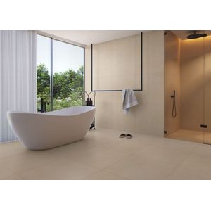 porcelanato (a) retificado/acetinado caliza 90x90 eliane off white - 8049682