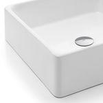 Cuba de Apoio Quadrada QD1 39x39x14cm Docol Branco Sem Mesa 1