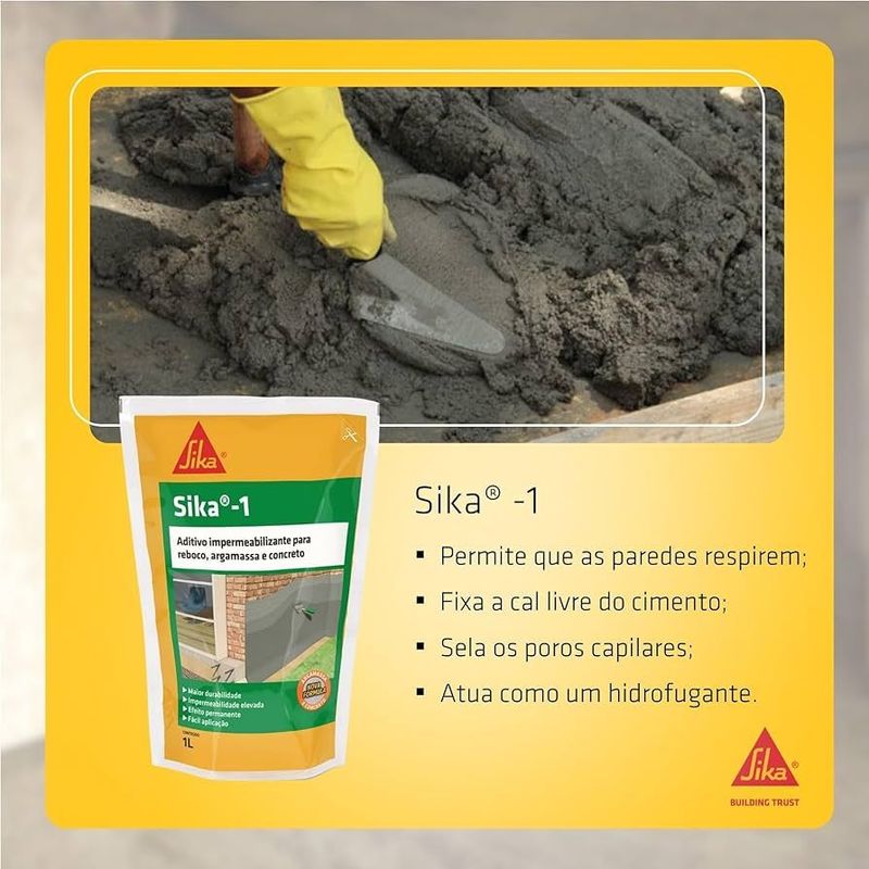 Impermeabilizante 1 Litro Sika 3