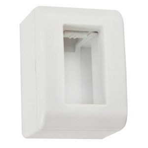 caixa modular sobrepor 1posto lizflex tramontina branco - 57303001