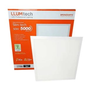 painel led embutir quadrado 50w bronzearte 6500k - RLT22506BCV2