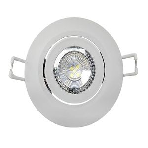 spot led embutir/redondo authentic 3w 6500k avant branco bivolt - 863441378