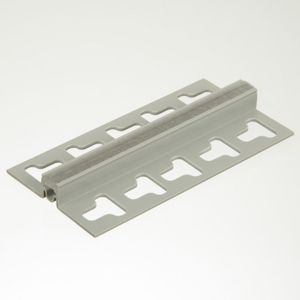 Junta dilatação pvc tec192 2,7x10mm cinza tecnoperfil