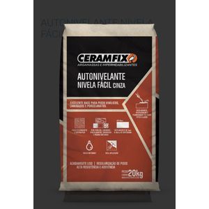 Argamassa Autonivelante 57 20Kg Ceramfix Cinza