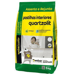 argamassa pastilha interior 5kg quartzolit preto grafite n52