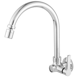 torneira para cozinha parede bica movel c55 2067 cristal 1/4 de volta imperatriz - 13636