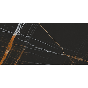 Porc (a) retificado polido sahara pr12193 62x121 preto marmorizado