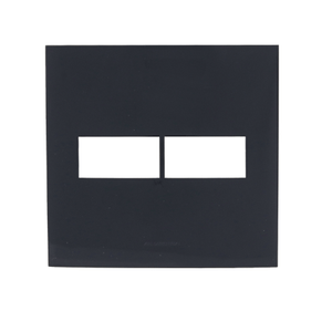 Placa 4x4 2moulos c/ suporte inovapro class black